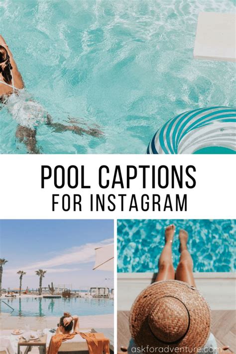 pool ig captions|instagram pool float captions.